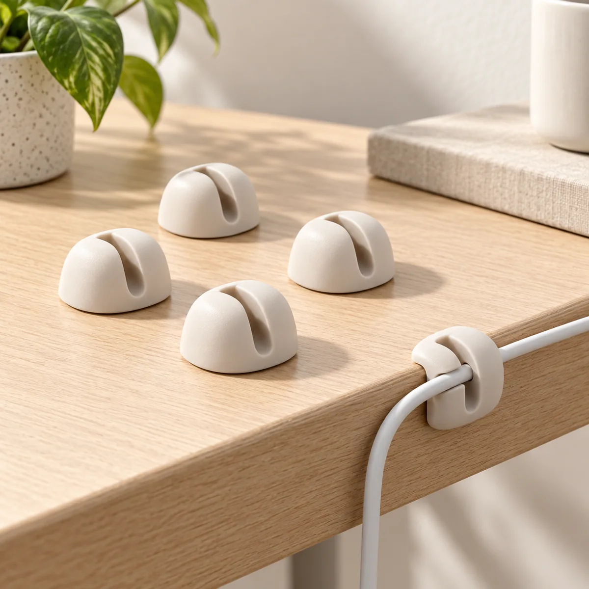 Product illustration: cable management clips